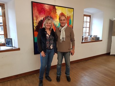 Avec Jadis, invitée d'honneur au salon "Wiss'art 2017"