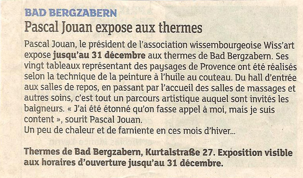 Extrait de presse 2013 