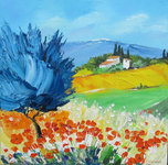 Chatoyant bouquet, HST, 30X30, 180� Disponible