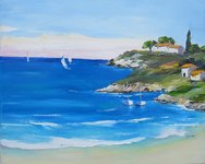 Beau rivage, HST 40X40, vendu