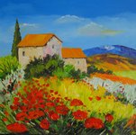 Coquelicots, HST 40X40, vendu