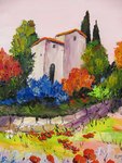 Couleurs automnales, HST 26X35, vendu