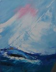 Ecumes des mers, HST 40X30, vendu