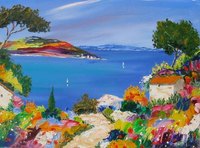 La calanque, HST 30X40, vendu