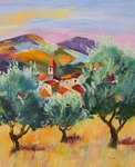 Regard sur la Provence, HST 50X60, vendu