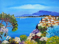 La c&ocirc;te varoise, HST 30X40, vendu