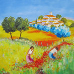 La cueillette de fleurs sauvages,  vendu
