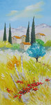 Tendres couleurs printani&egrave;res, HST 80X40, 400� disponible